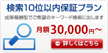 検索10位以内保証プラン 月額30,000円～